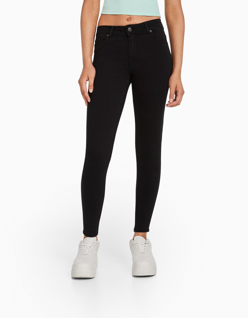 calça jeans skinny push-up