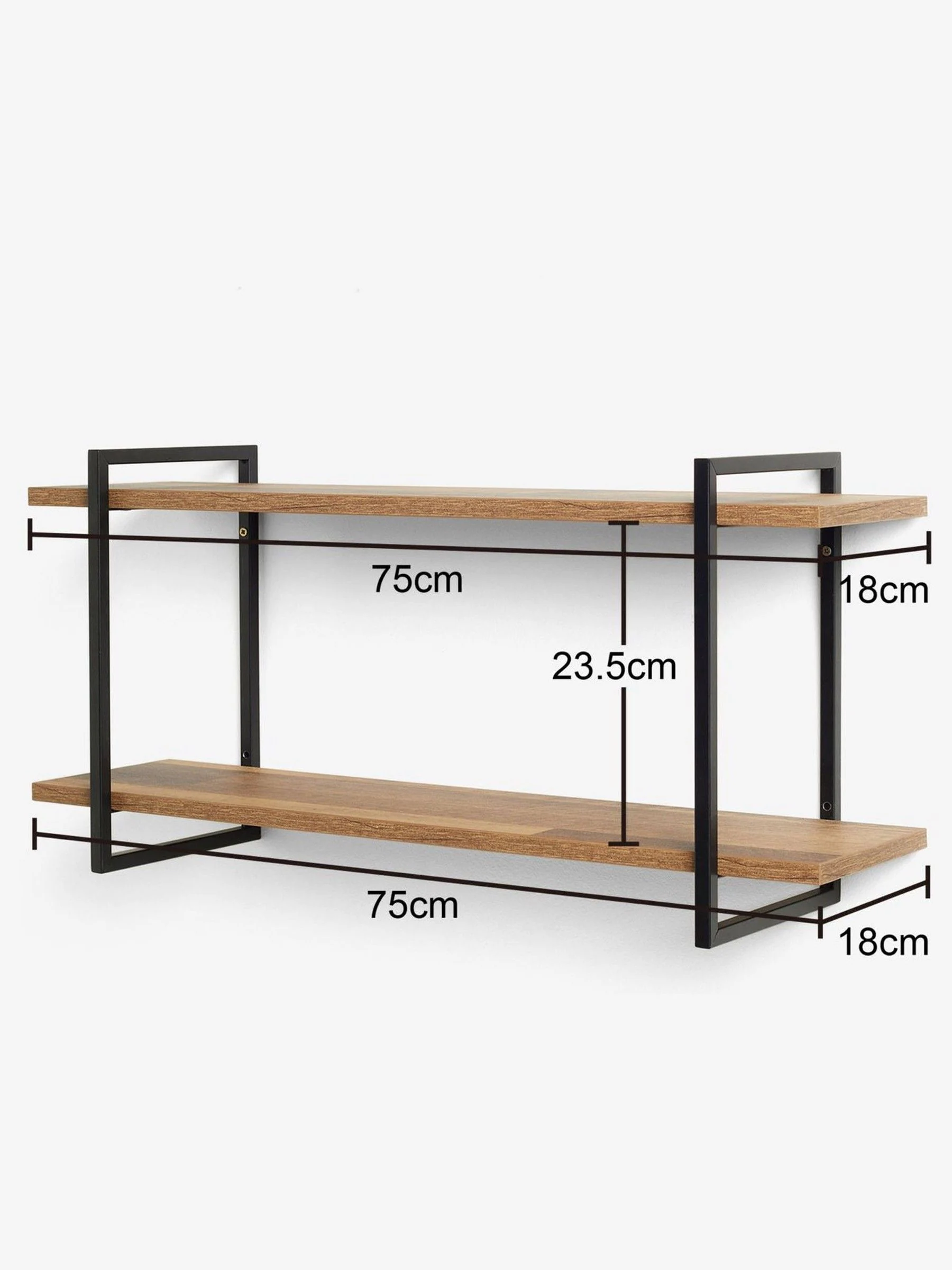 Bronx - Wandplanken met 2 lagen