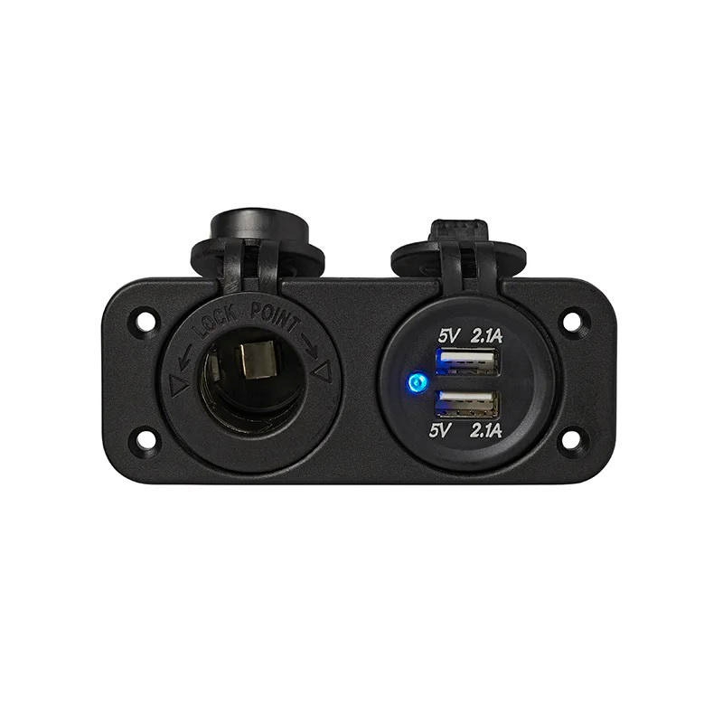 ProPlus Einbau Kit - Doppelsteckdose und USB