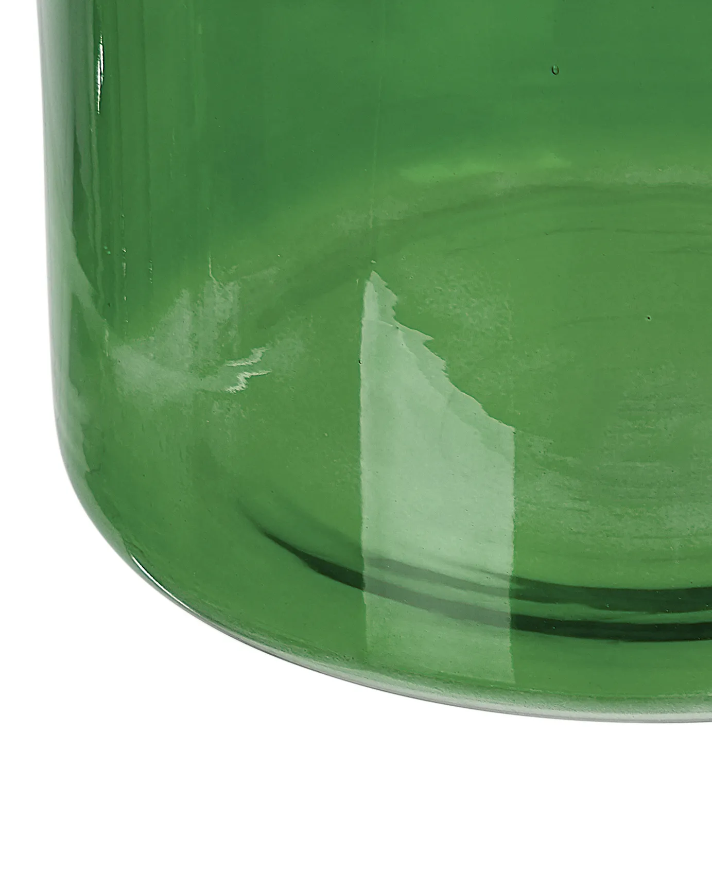 Bloemenvaas KORMA Glas 45 cm Smaragdgroen