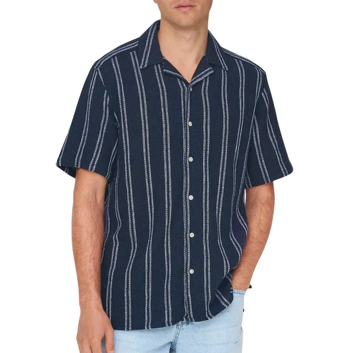 Only & Sons Trev Life Stripe Overhemd Heren