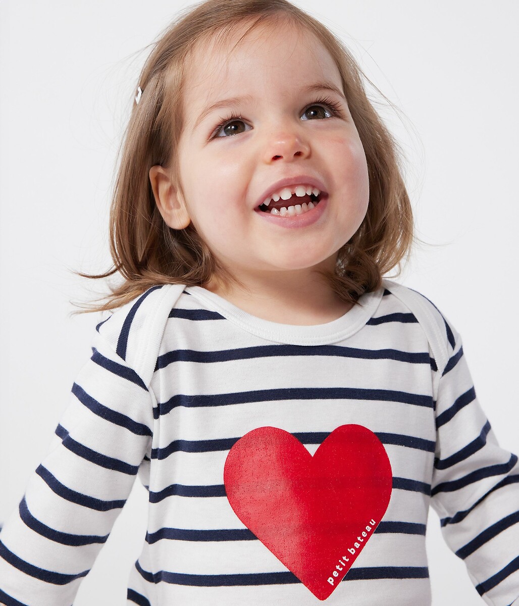 PETIT BATEAU<br>Pijama de algodão sem fecho de pressão
