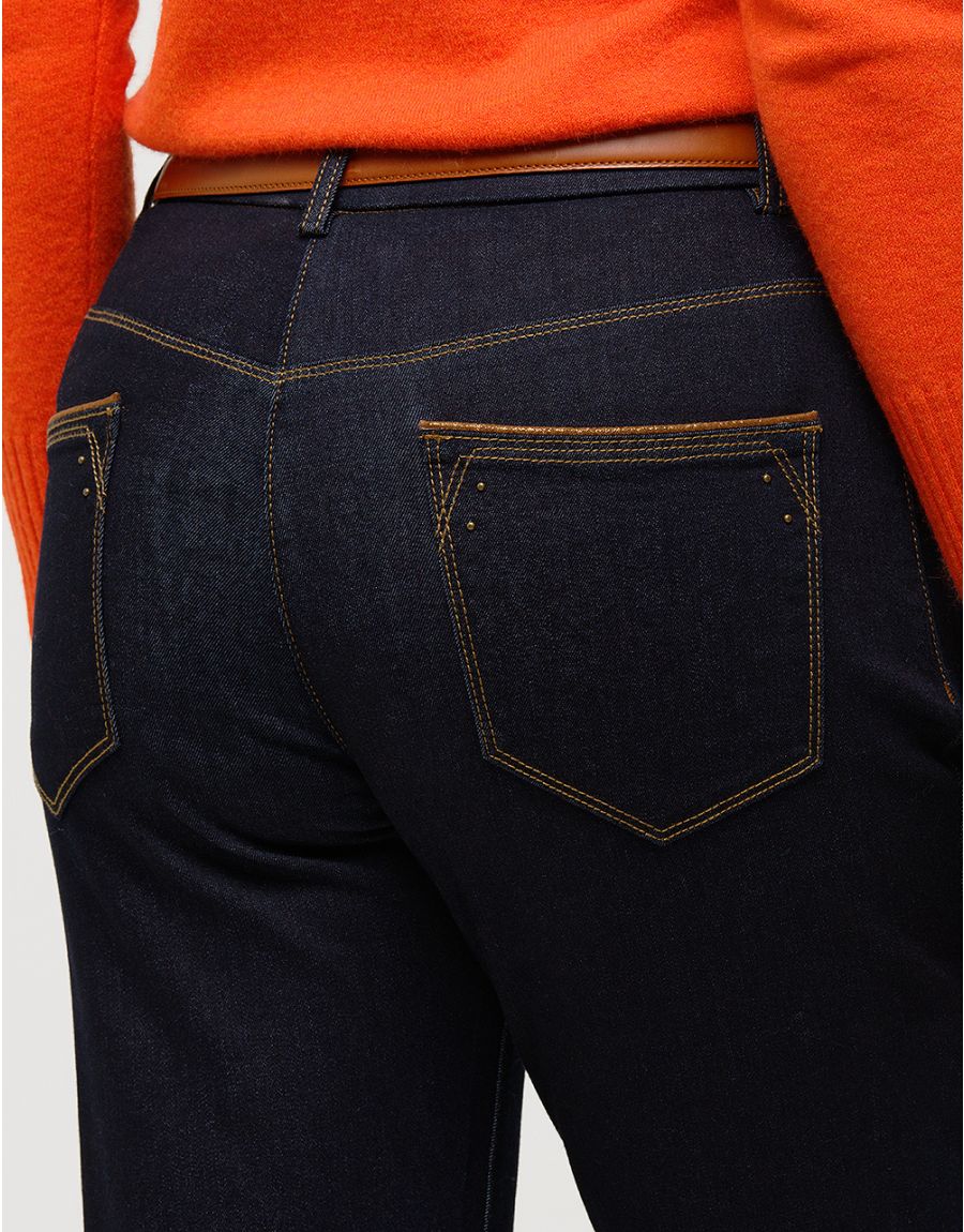 Jean 7/8ème brut coton