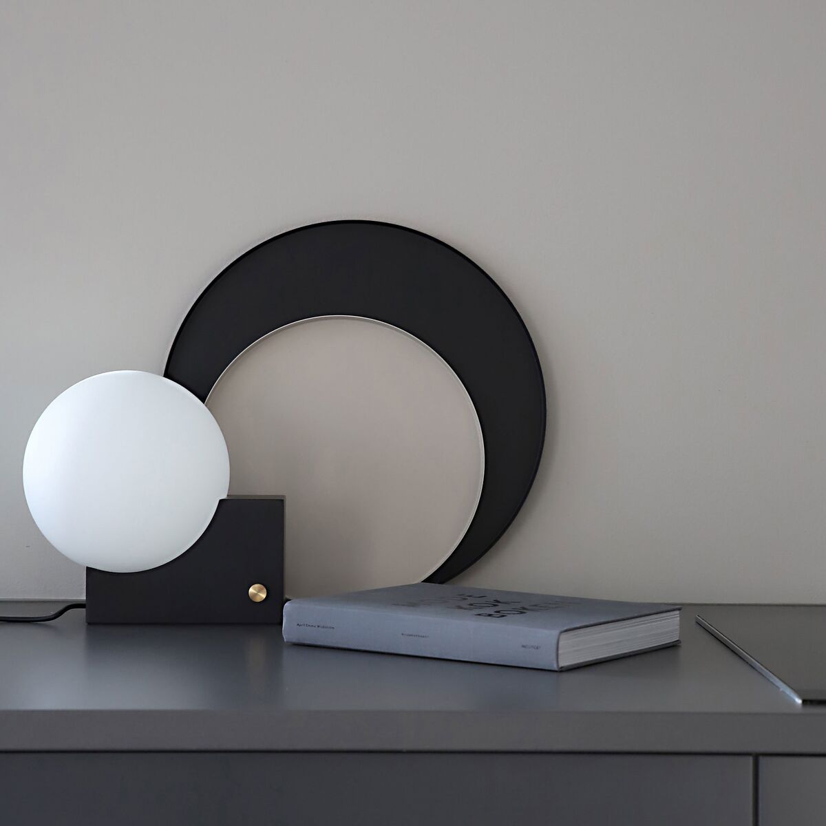 Circle brett, 40 cm, black