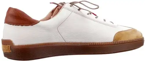 Think beige/camel combi 001104-3000 - maat 42 veterschoen beige/camel combi - maat 42 Calandschoen
