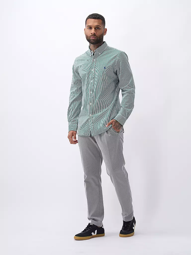 POLO RALPH LAUREN Hemd Slim Fit grün