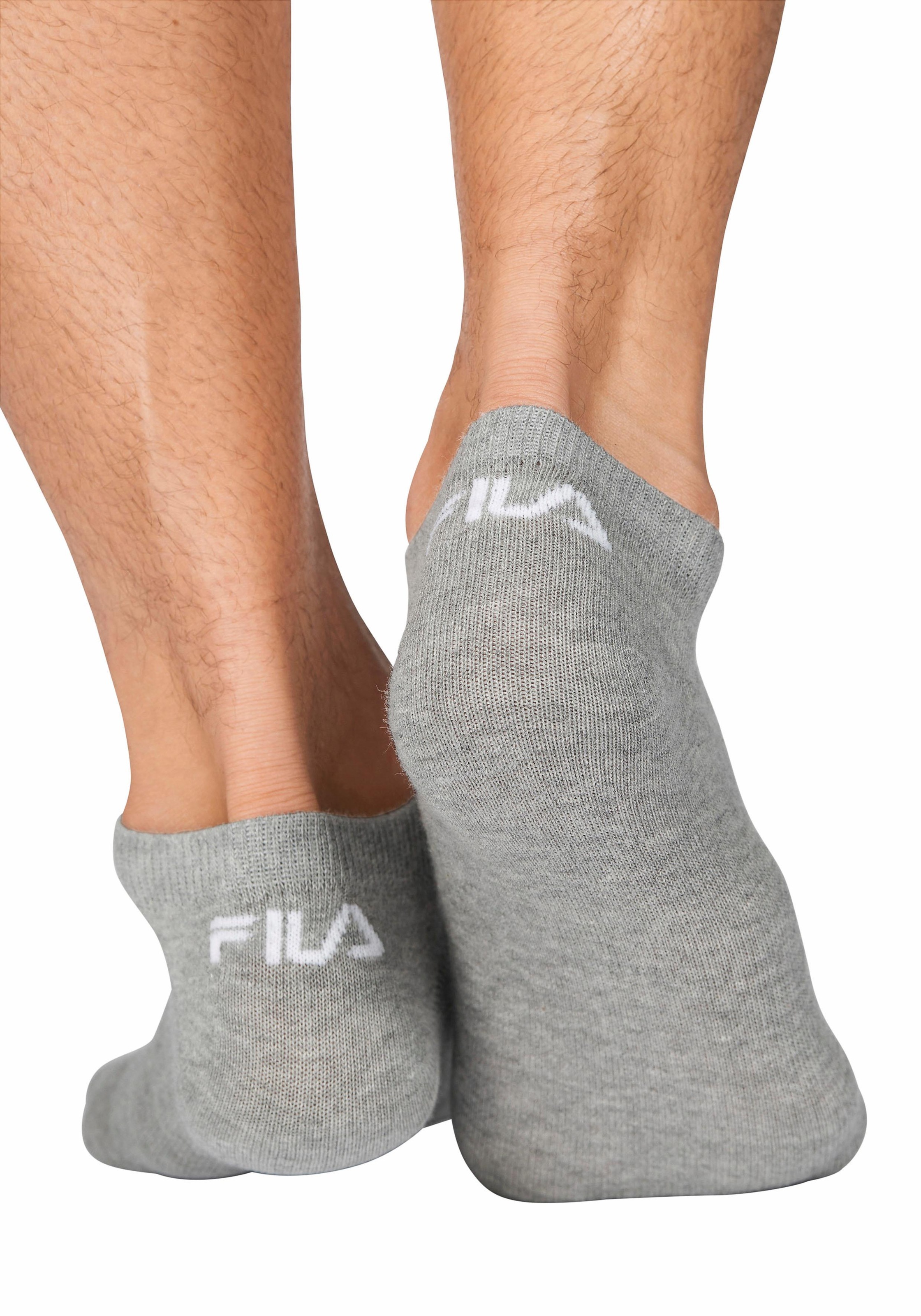 Fila Socken »UNISEX INVISIBLE PLAIN SOCKS« 3 Stk. tlg. mit eingestricktem Logo an der Ferse