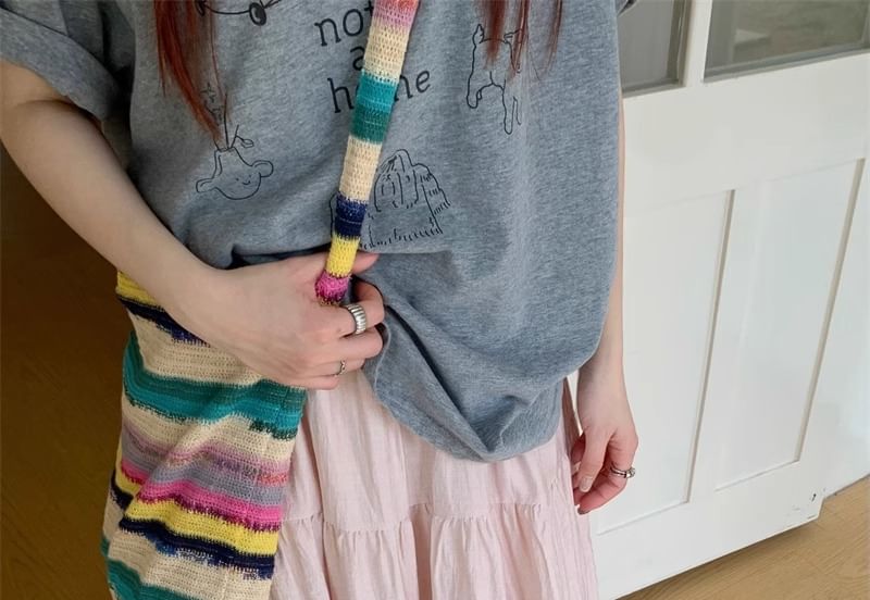 Peach+velvet - A-lijn rok met hoge taille (S-2XL)