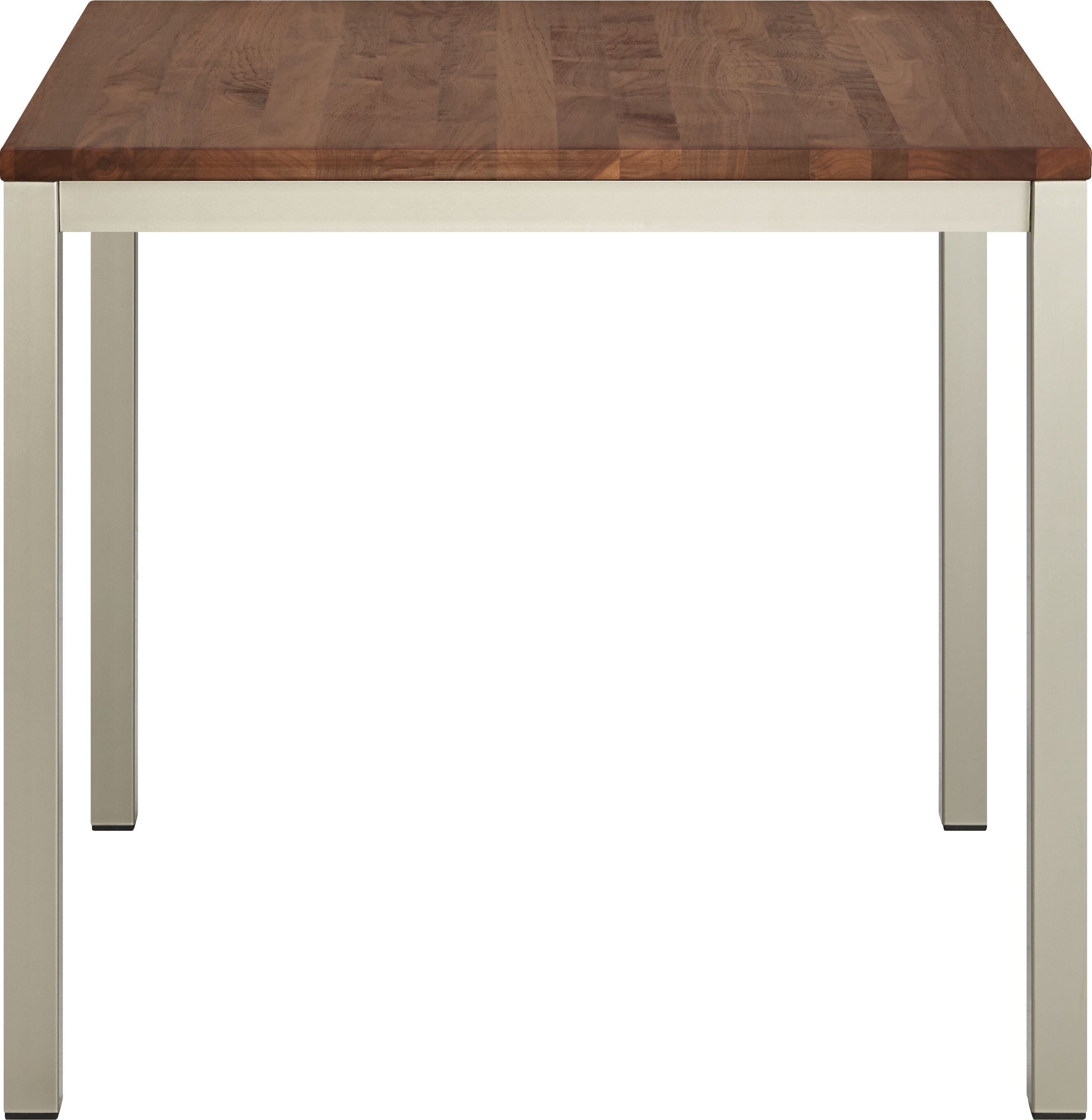 ALEXIS II Tisch - Nussbaum / B: 80.0 cm x T: 80.0 cm x H: 75.0 cm