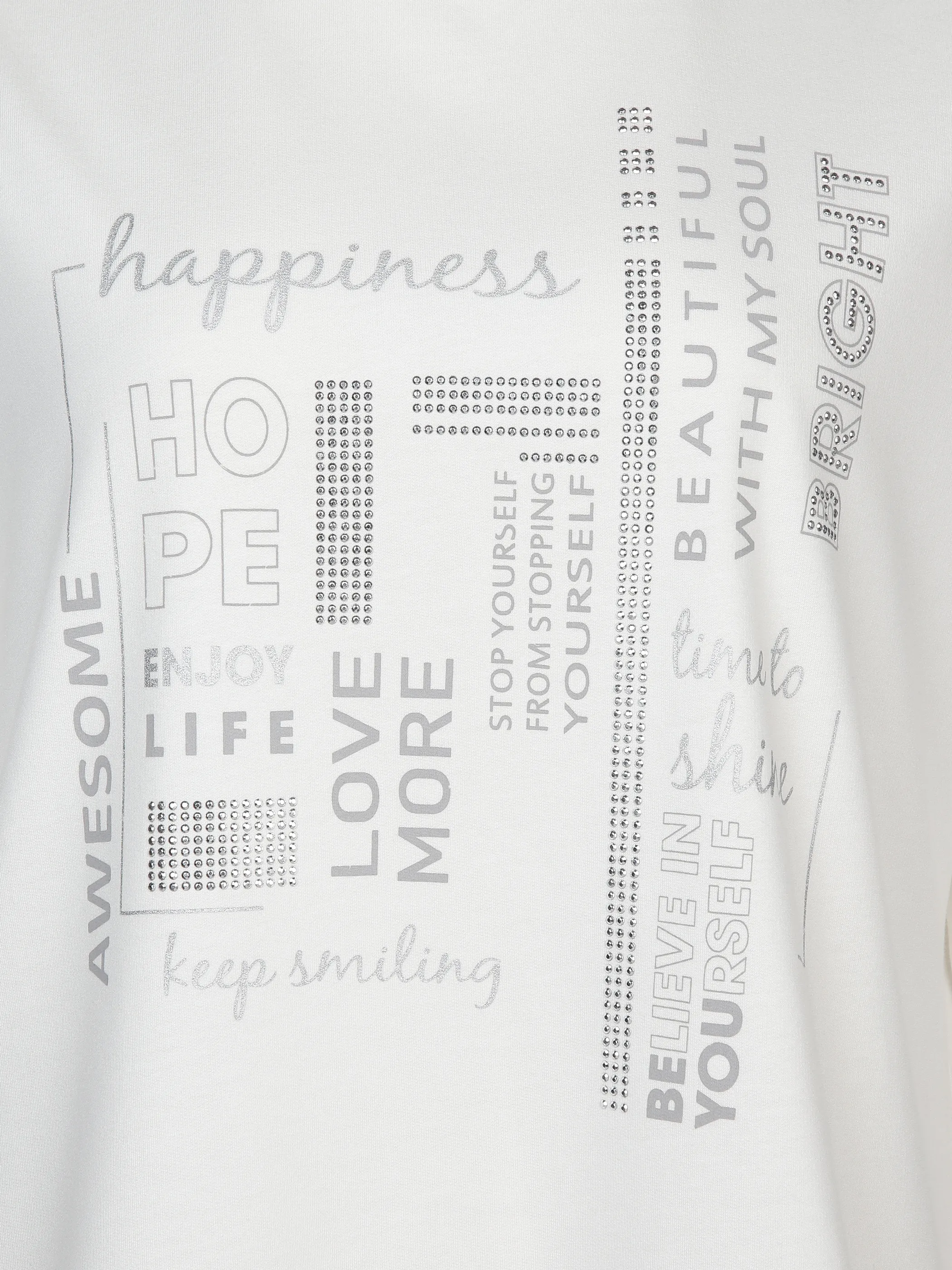Große Größen Sweatshirt mit Druck