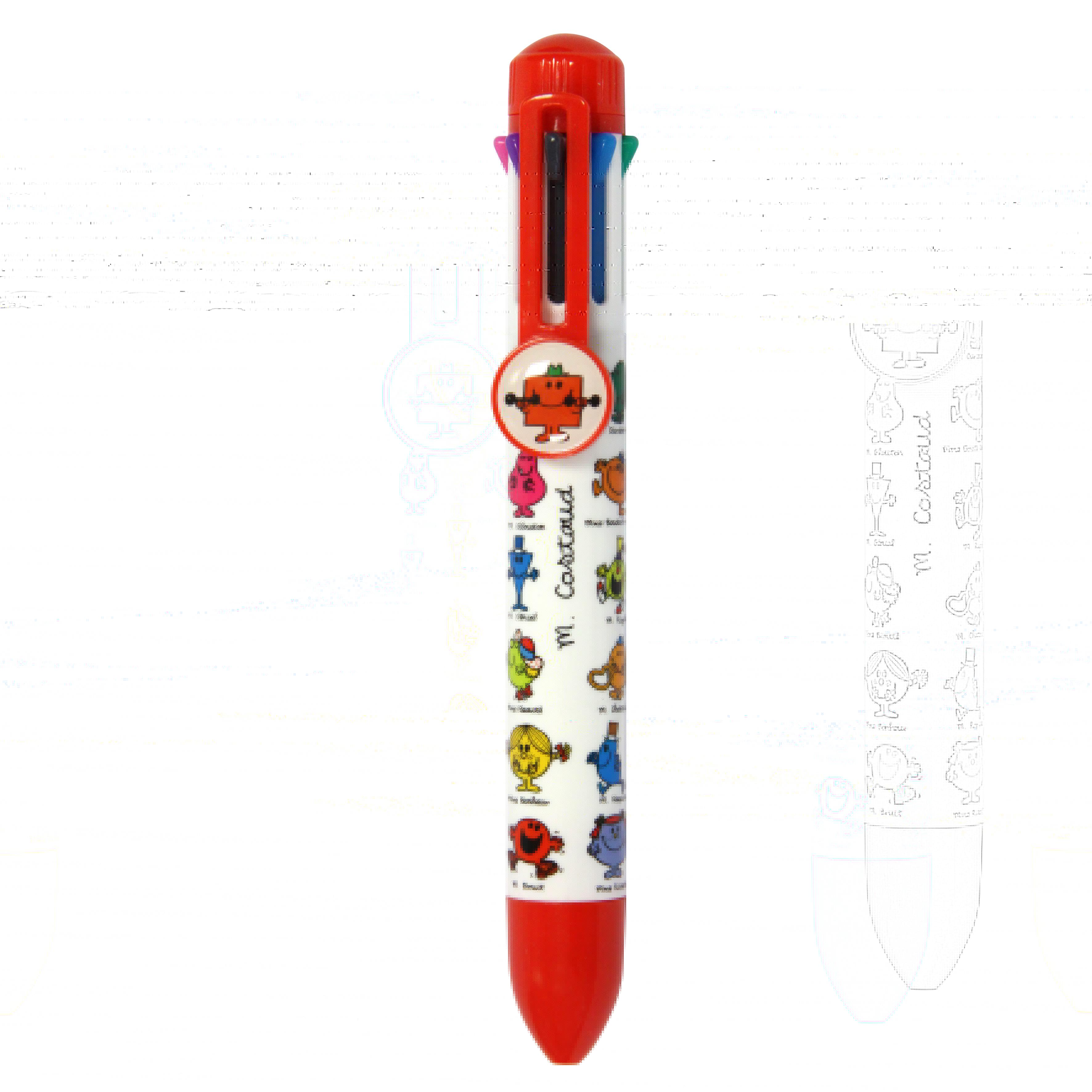 STYLO 8 COULEURS MR MME