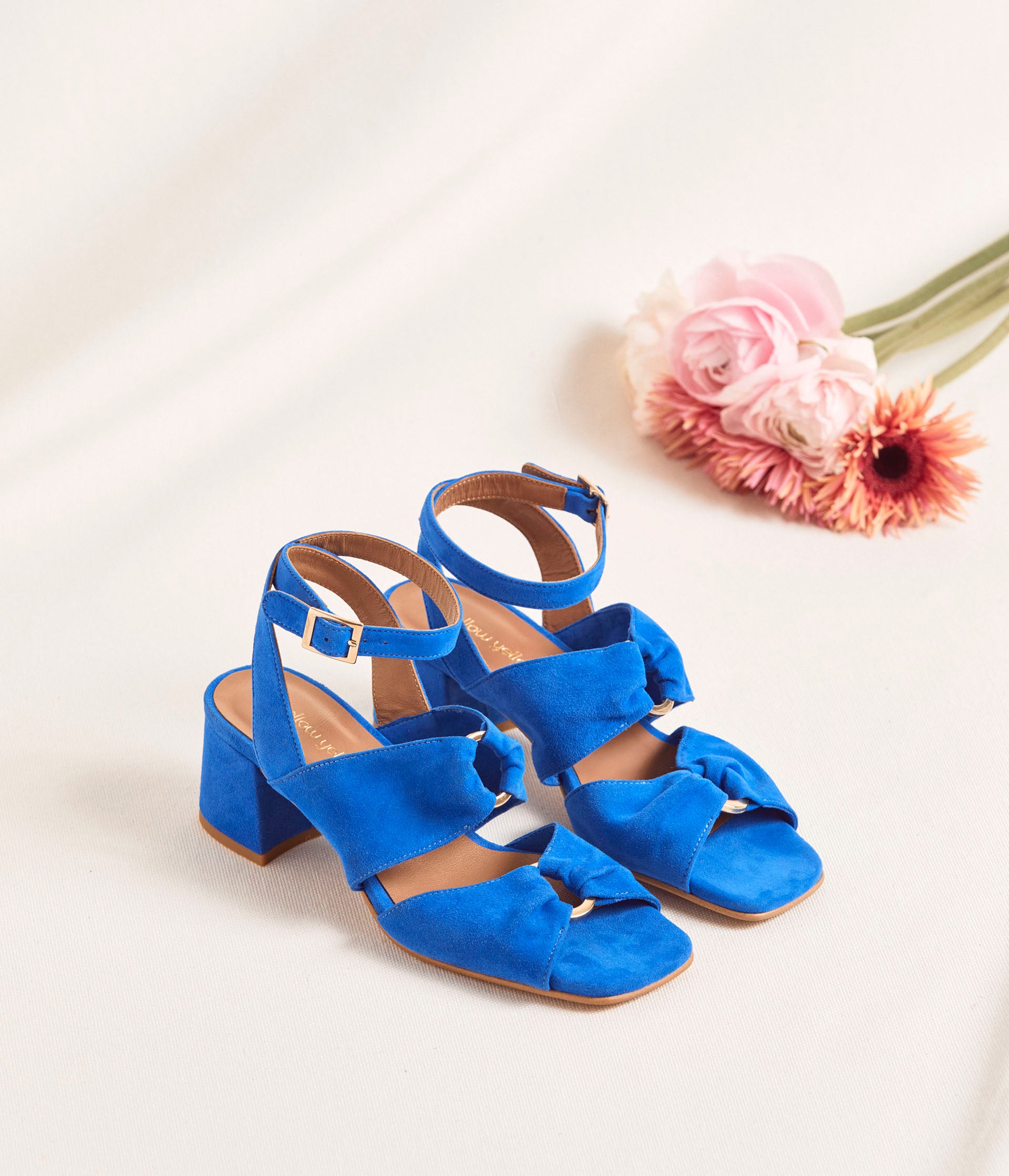 Sandales bleues Sonny