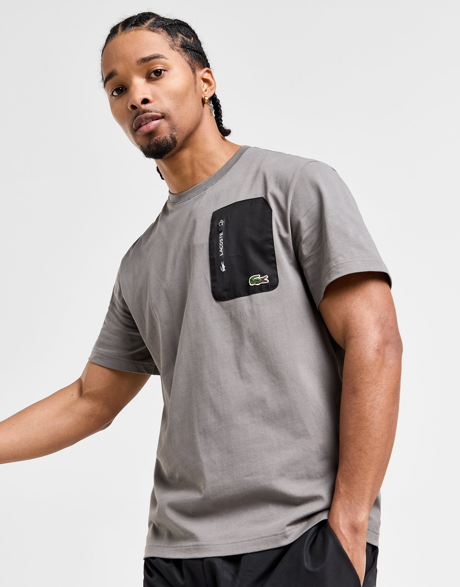 Lacoste T-shirt Woven Pocket Homme