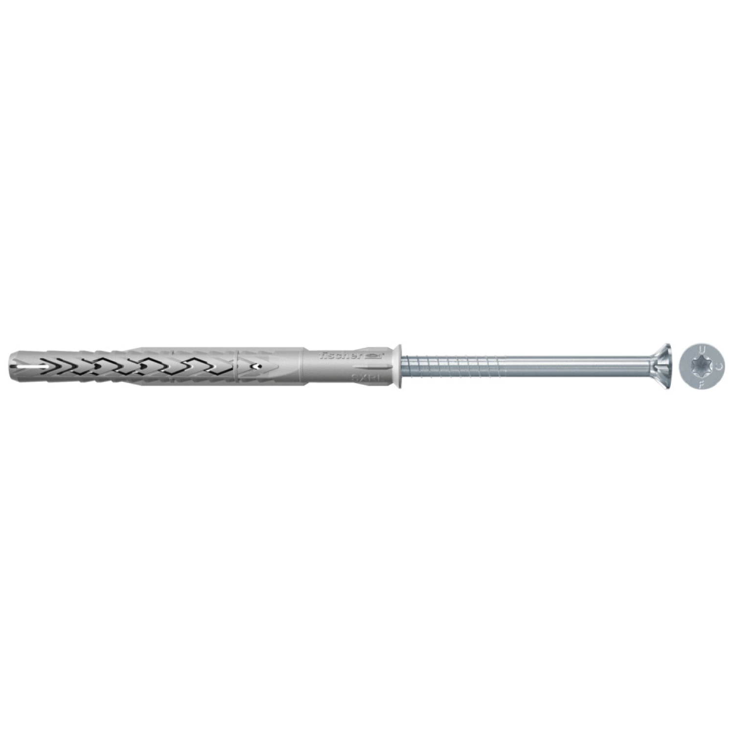 Fischer SXRL 10 x 160 T Constructie/kozijnpluggen - T40 - verzonken schroef - verzinkt staal (10st)