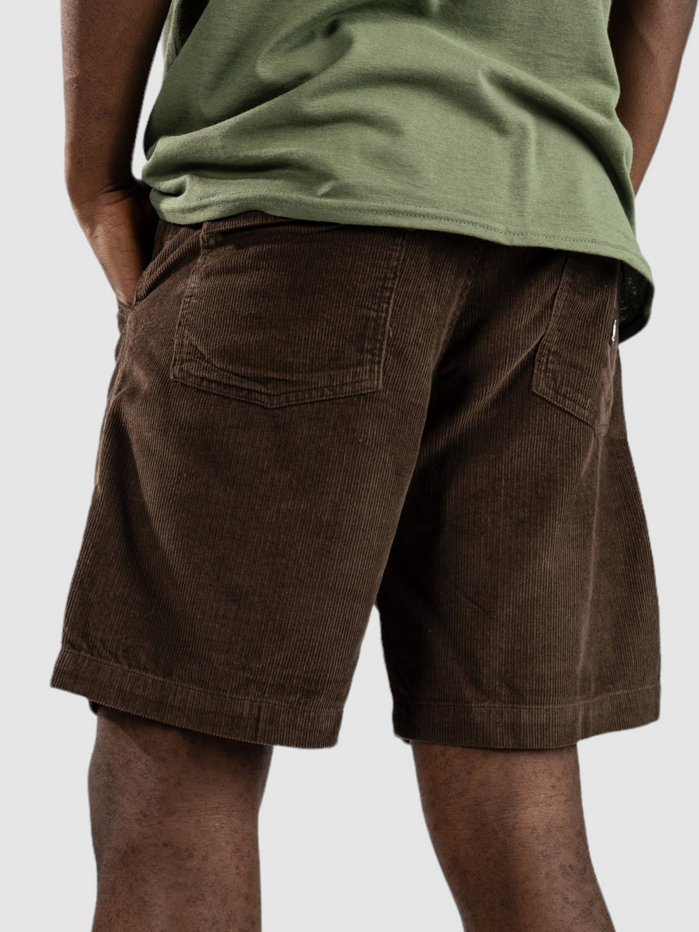 Quiksilver Surf Fatigue Cord Shorts dark brown