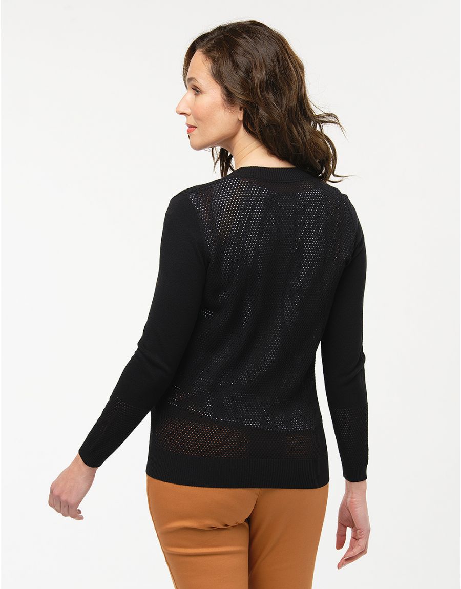 Gilet filet noir