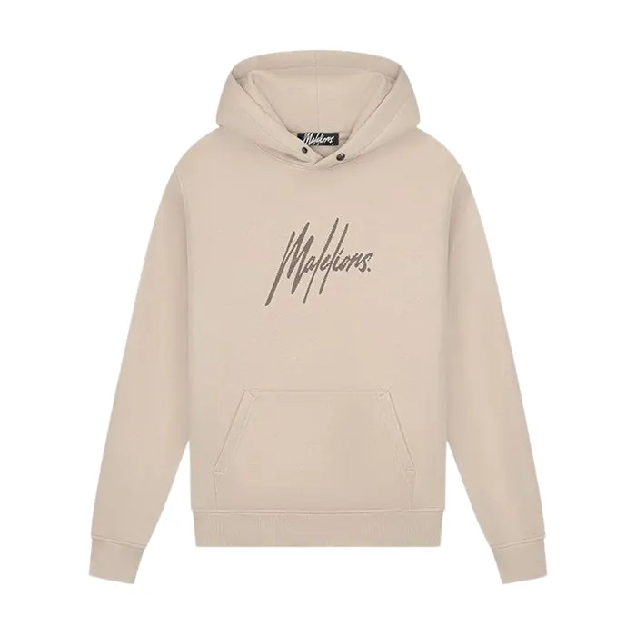 Malelions Striped Signature Hoodie Heren