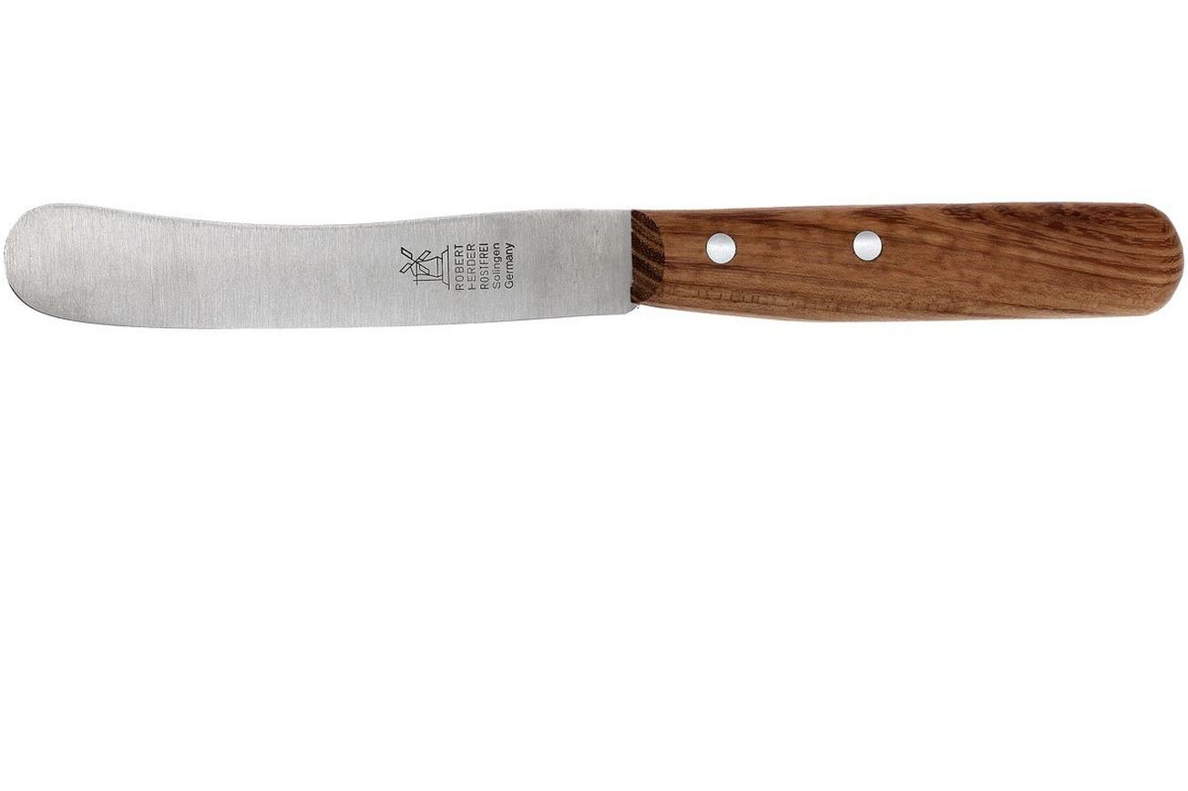 Robert Herder ontbijtmes Buckels RVS, acacia