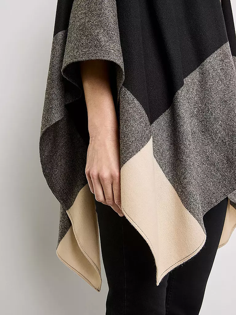 GERRY WEBER Poncho - Cape schwarz