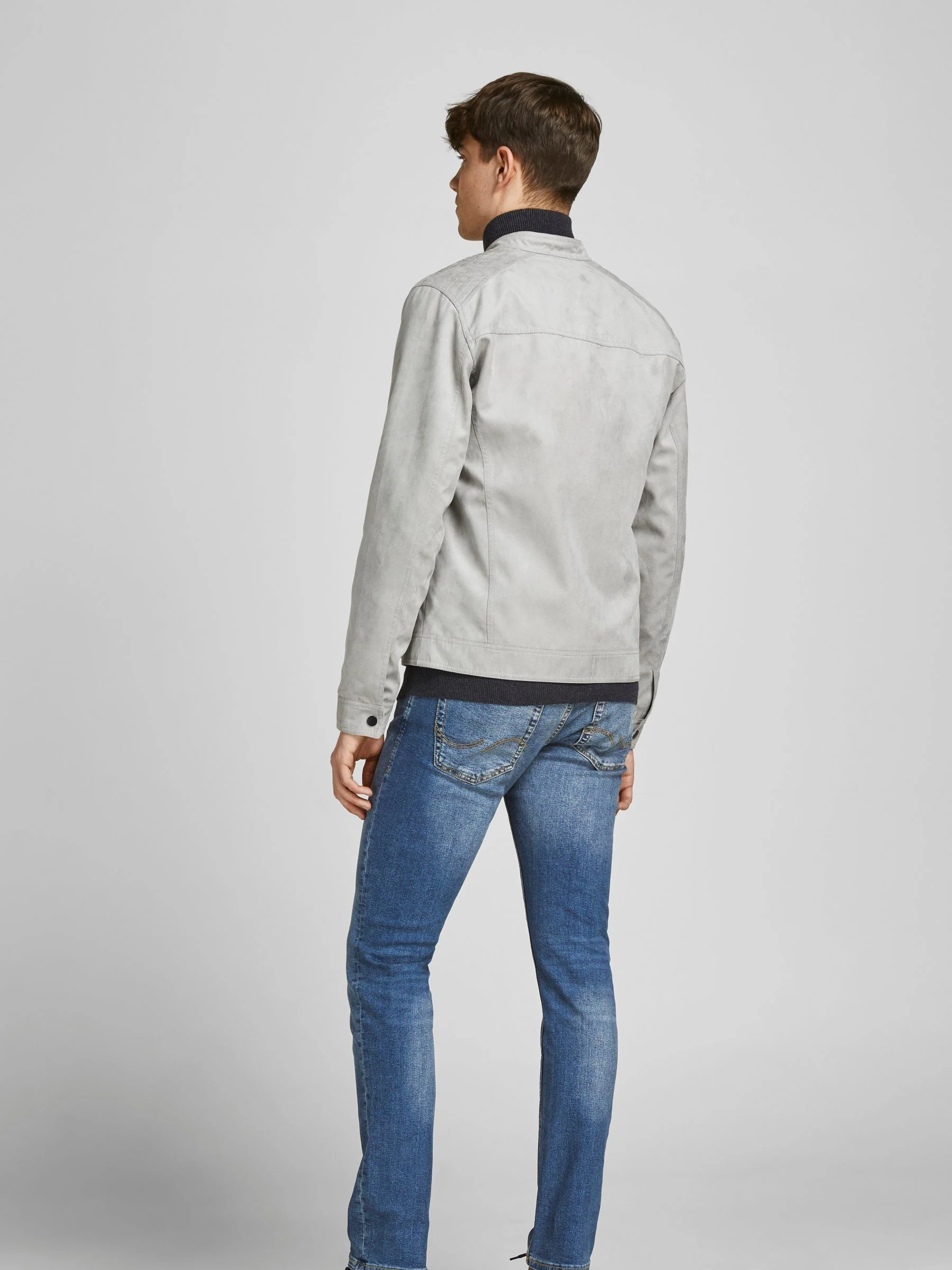 Normaal blauw - JACK & JONES Slim-fit Glenn jeans