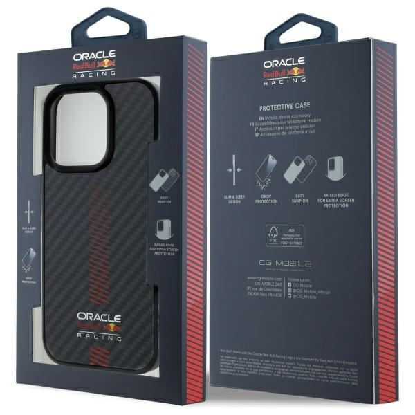 iPhone 15 Pro Max MagSafe Hardcase Hülle Carbon Fiber (RBHMP15X24CFGSMK) - Schwarz
