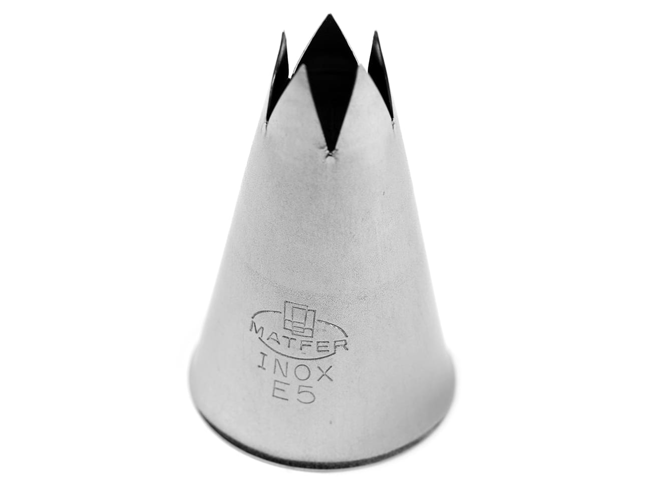 Douille cannelée - inox - Ø 1,3 cm - E5 - Matfer