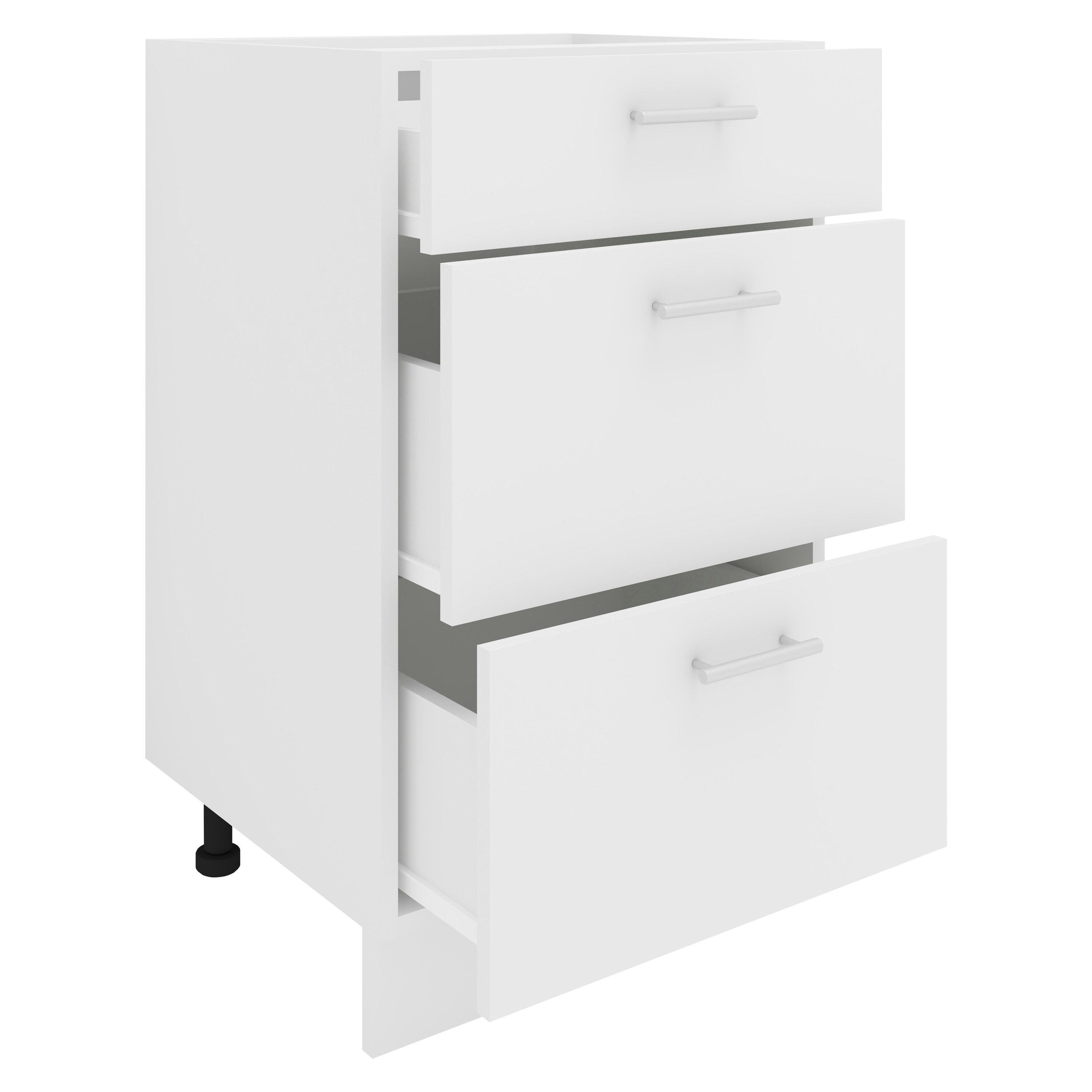 VCM Küchenschrank Breite 50 cm Schublade Unterschrank Küche Küchenmöbel Esilo