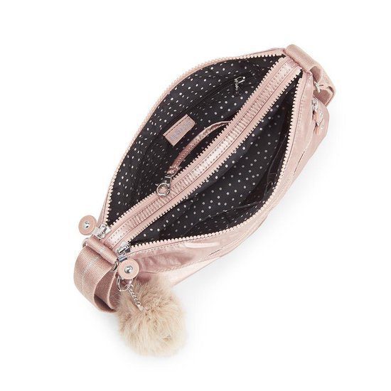 Kipling Alvar Metallic Blush