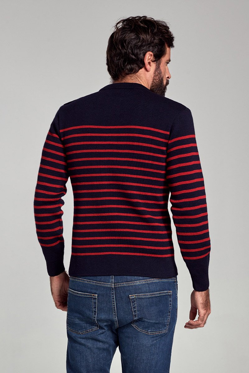 Pull marin rayé 