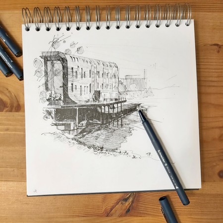 Schneider Pictus 8er Etui Fineliner - schwarz