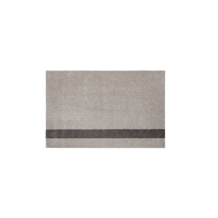 tica copenhagen - Stripes Vertical Läufer, 60 x 90 cm, hellgrau / stahlgrau