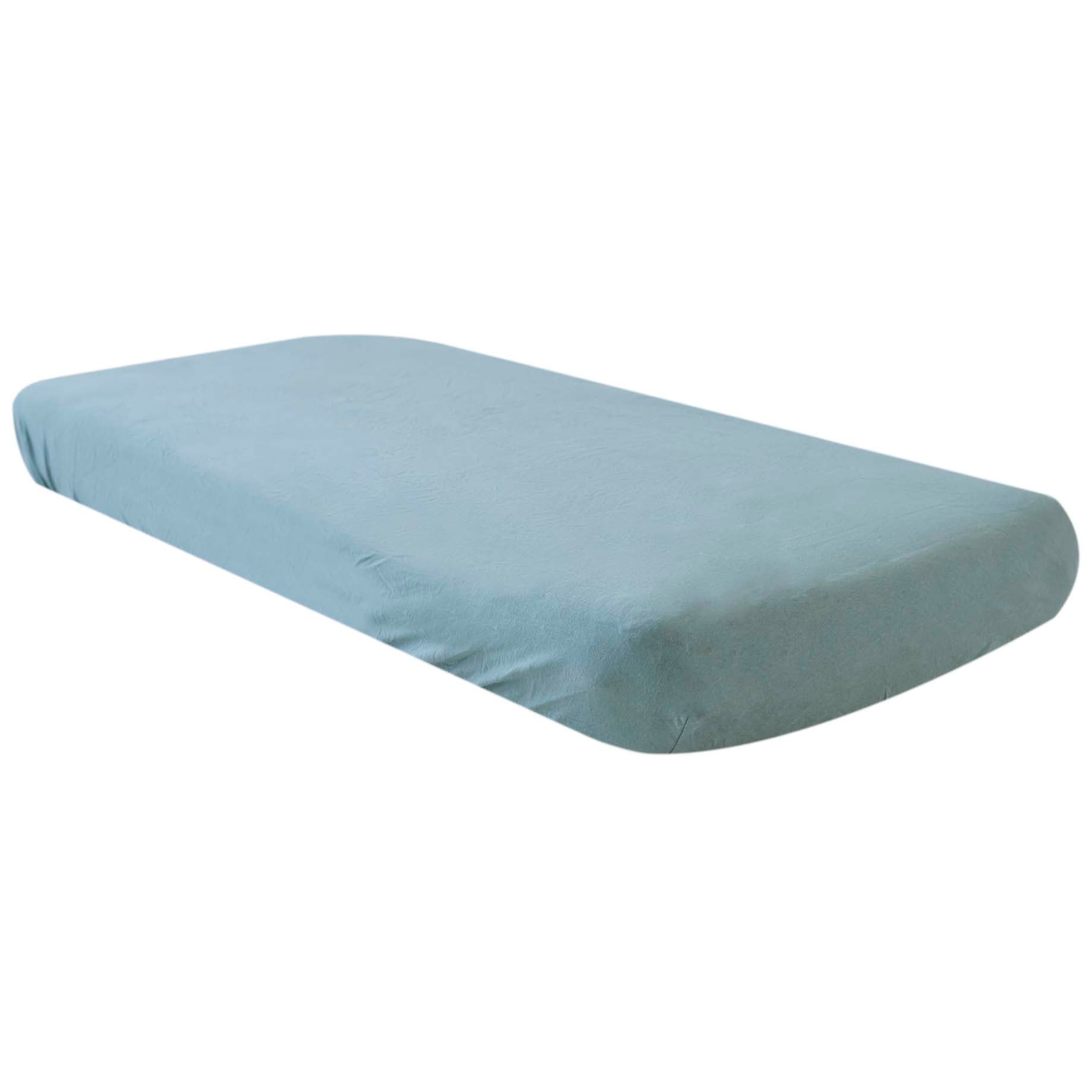 Prénatal ledikant hoeslaken turquoise