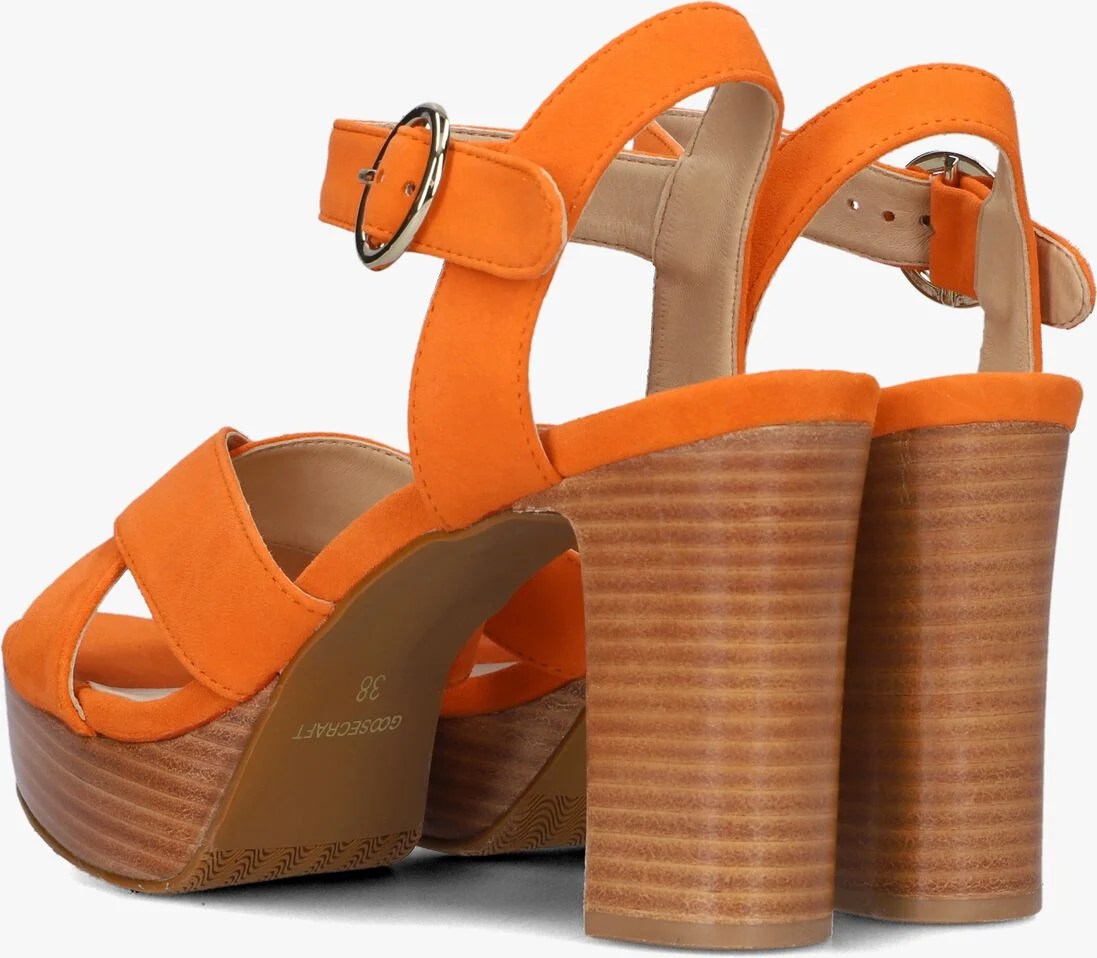 GOOSECRAFT oranje goosecraft sandalen malou 3