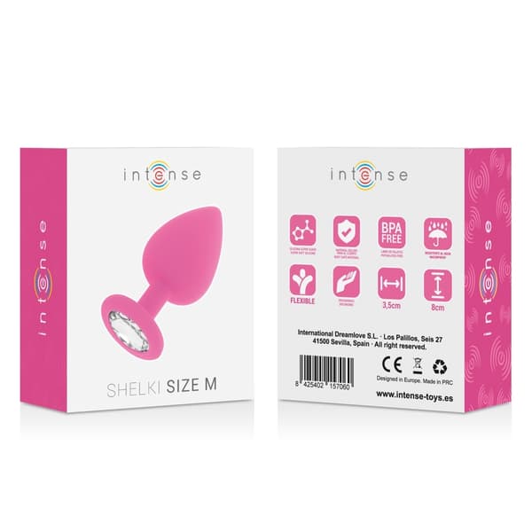 Intense - Shelki M Anal Plug Fuchsia
