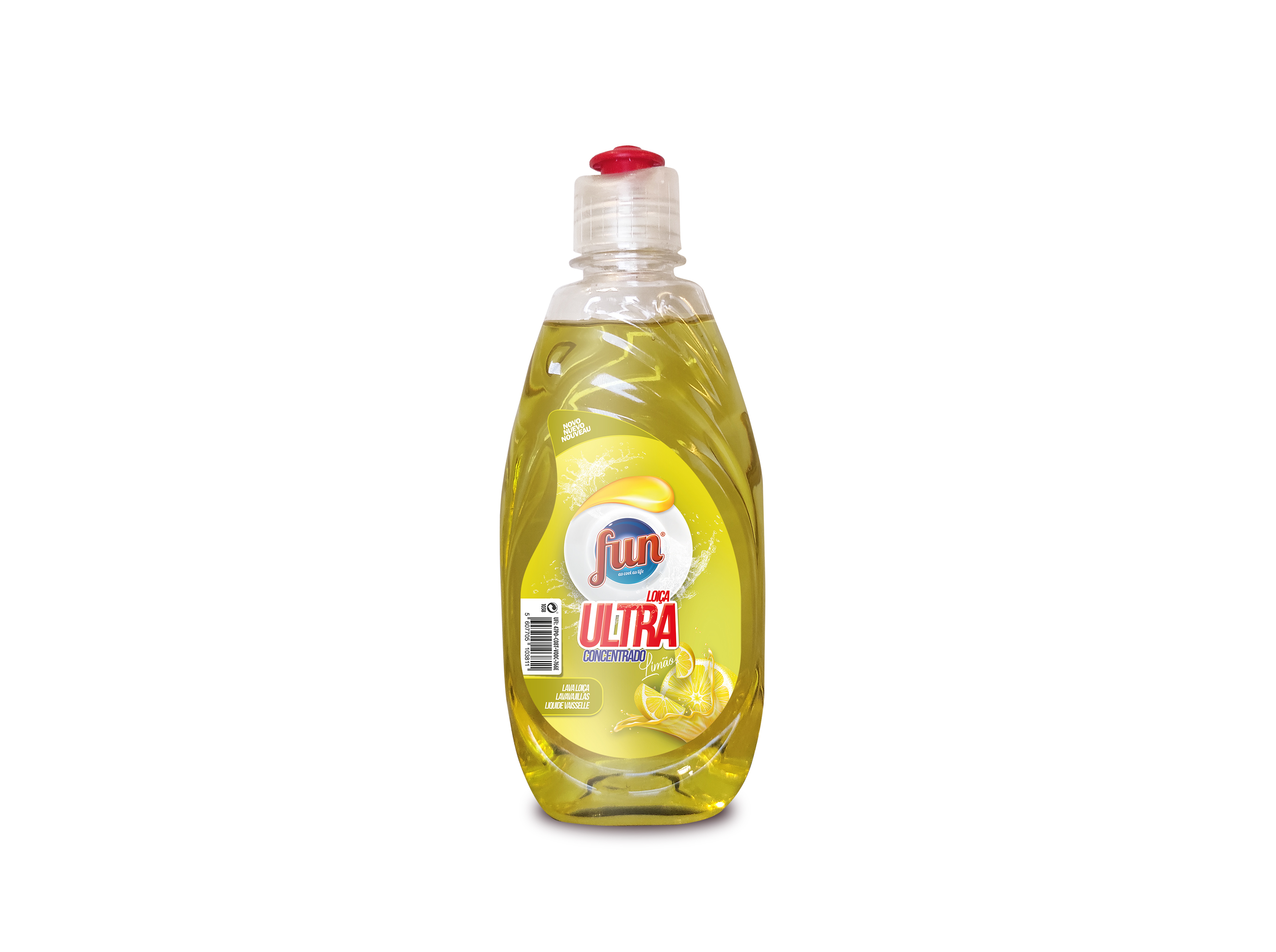 DETERGENTE LOIÇA MANUAL FUN CONCENTRADO LIMÃO 350ML