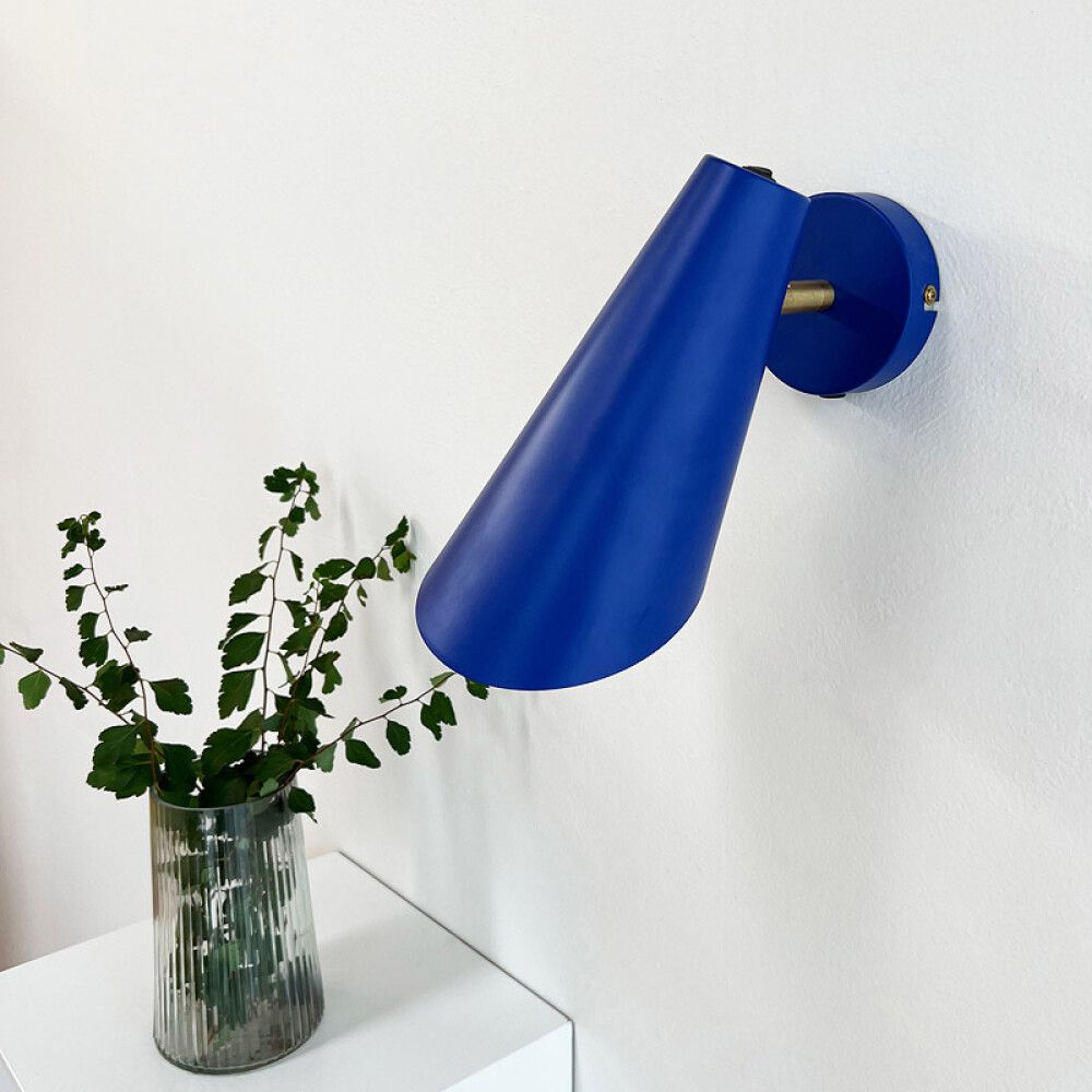 VEGGLAMPE DYBERG LARSEN CALE BLÅ