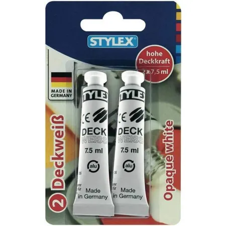 Stylex Deckweiß, 2 Tuben à 7,5ml