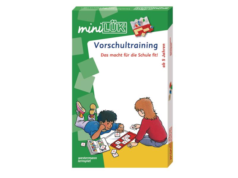 LÜK miniLÜK Vorschultraining Set Lernspiel mit Lösungsgerät