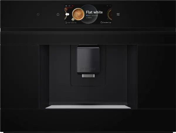 Bosch Series | 8 CTL7181B0 - Automatisk kaffemaskine - til indbygning med mælkeskummer - 19 bar - sort