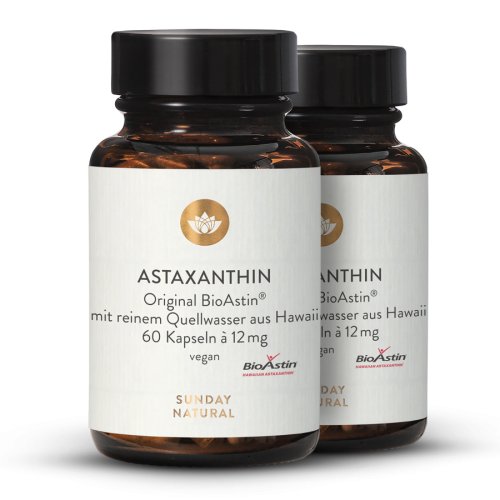 Sunday Natural Products  ASTAXANTHIN 12 mgKapseln BioAstin ®