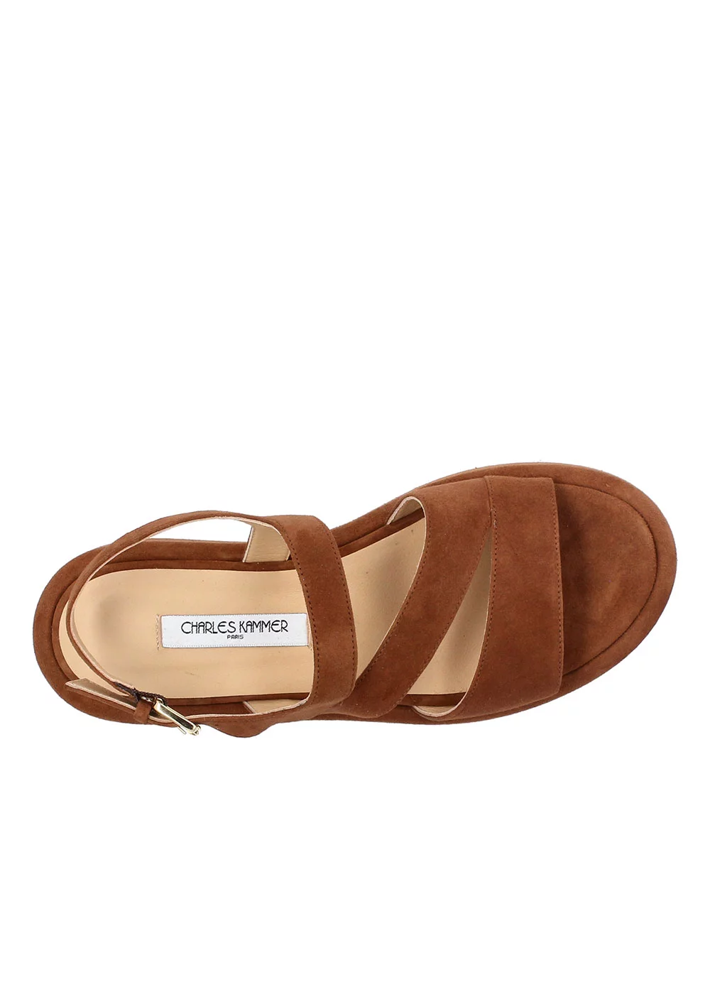 SANDALE TERNAUX VELOURS CAMEL