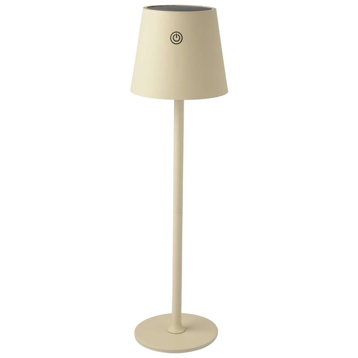 My Home Solartischlampe mit Farbwechsel beige
