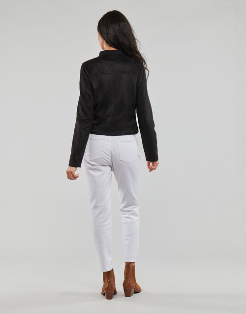 Vero Moda - VMJOSE MARI SHORT FAUX SUEDE JACKET BOOS - Noir