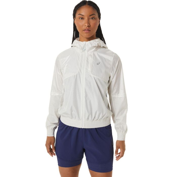 Asics Dame Jakker Nagino Run Jacket Hvid