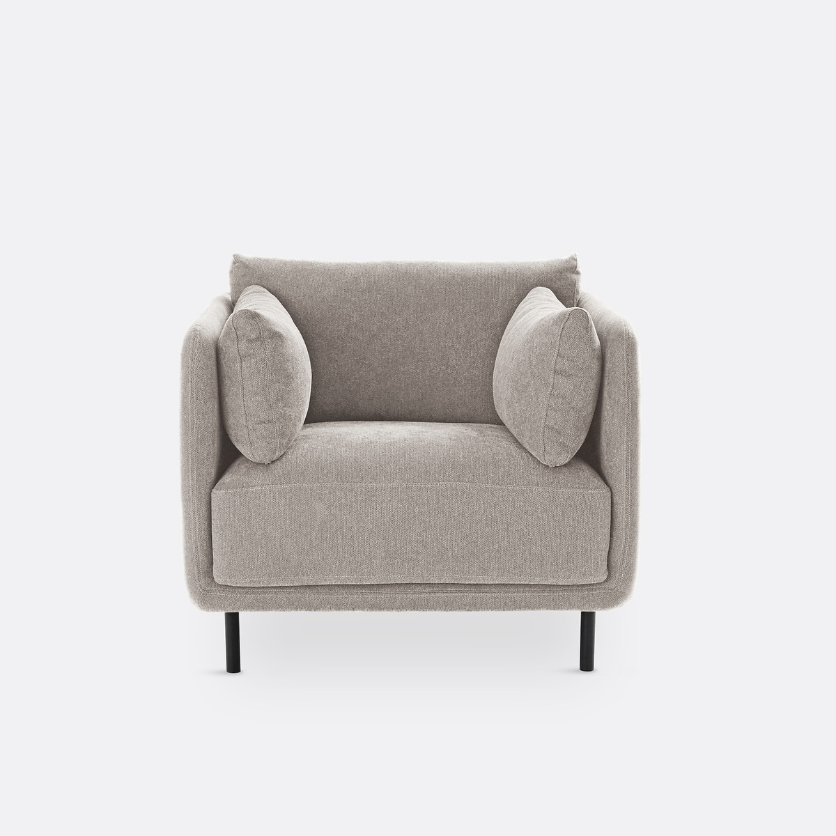 LA REDOUTE INTERIORS<br>Poltrona, tecido texturizado, Victor