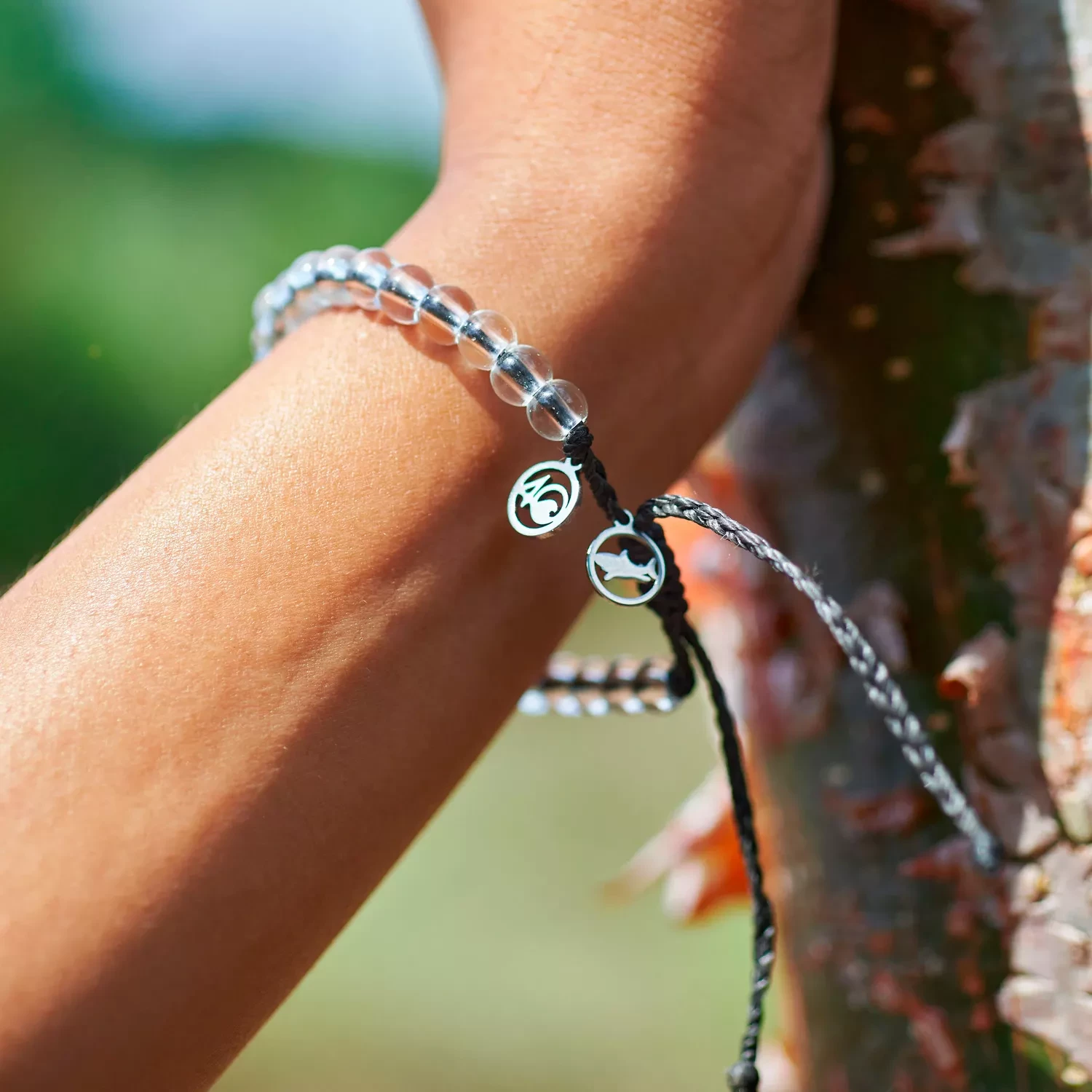 4Ocean Shark Beaded Armbånd Plast SHARKBLACK