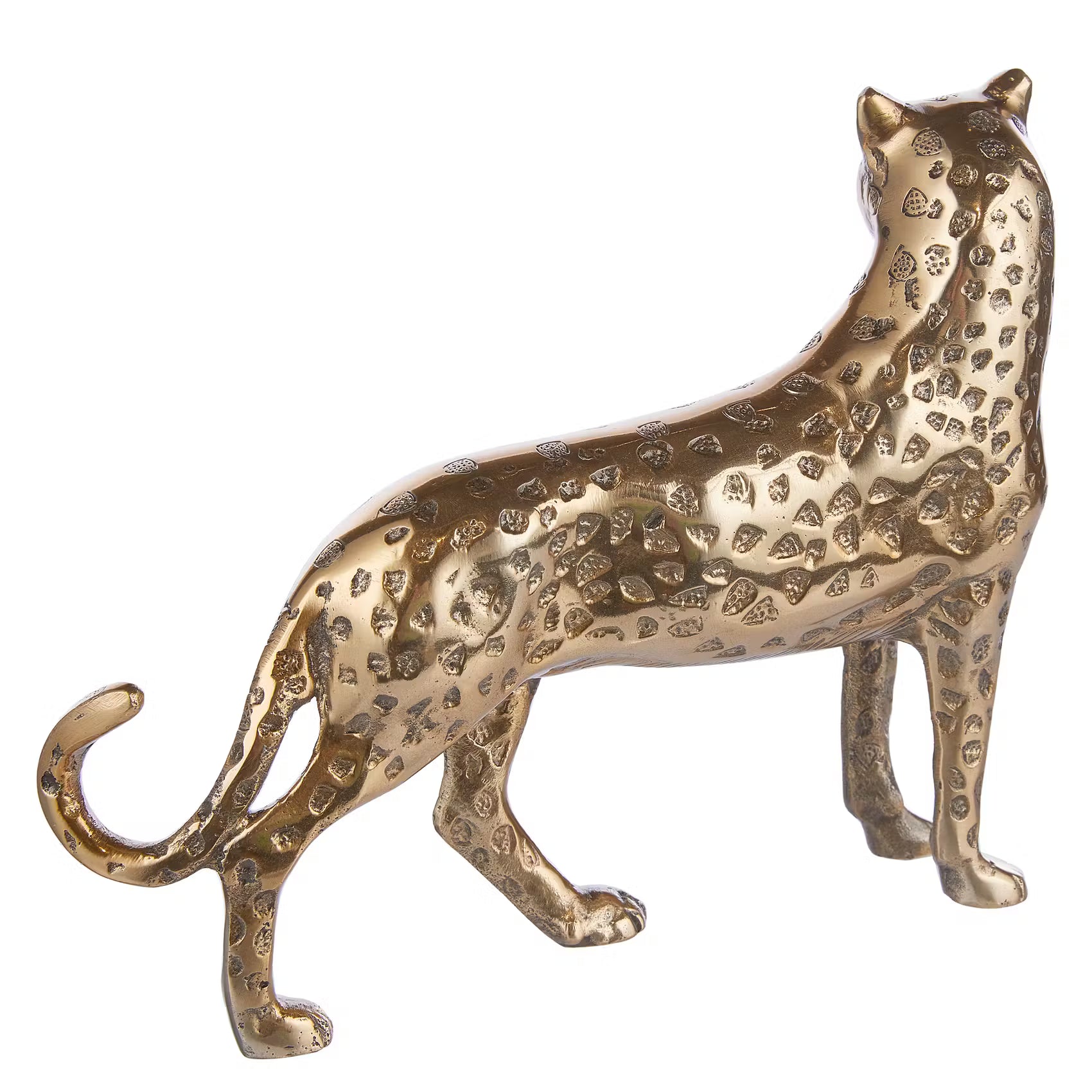 GOLDEN NATURE Deko-Leopard 4er-Set