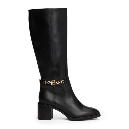 Tommy Hilfiger Chain Støvler, Black, 39