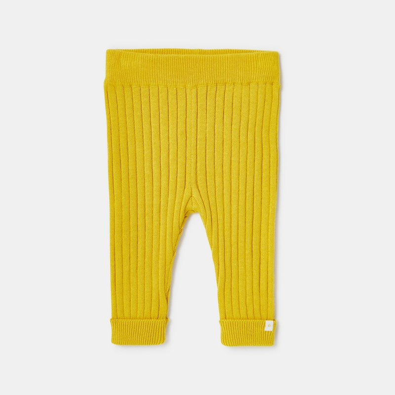 Ensemble en maille fine jaune naissance Absorba