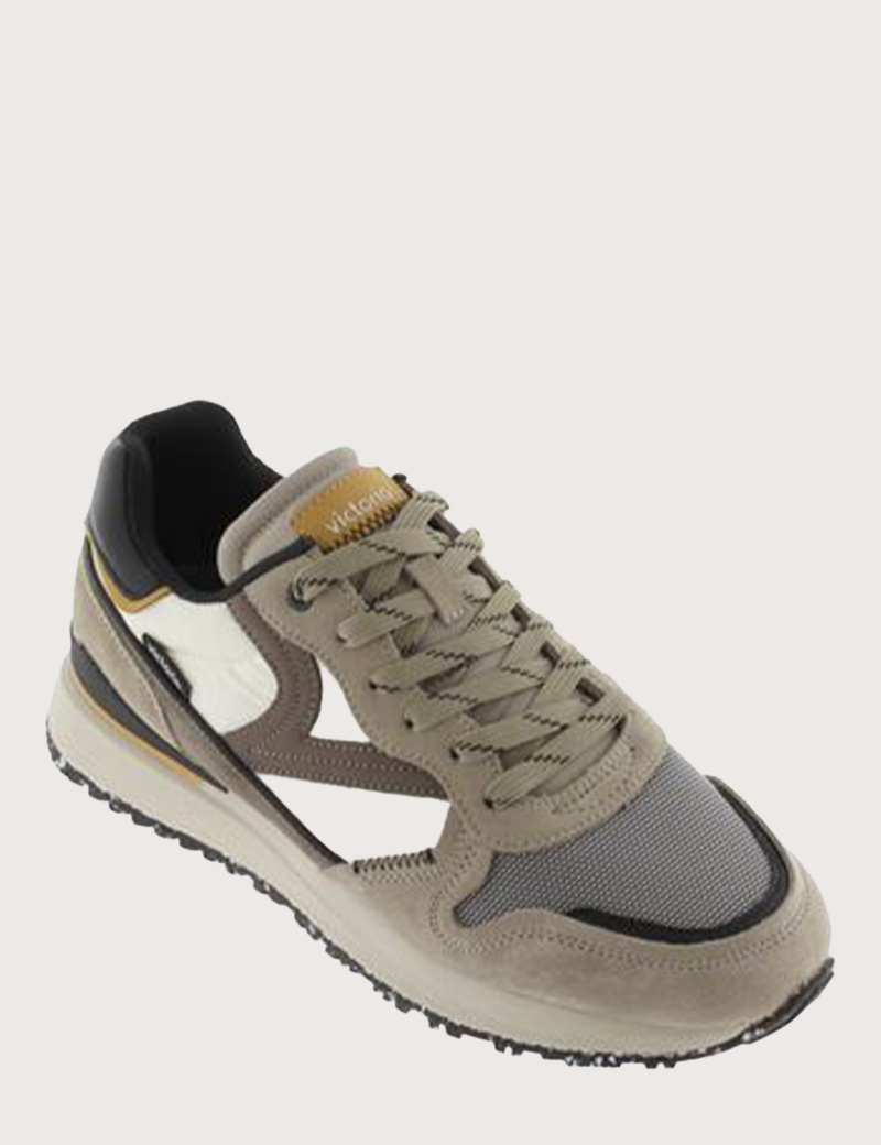 VICTORIA BASKETS HOMME RUNNING LEGGERA CASUAL BEIGE